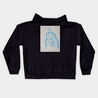 I will save you robot Kids Hoodie